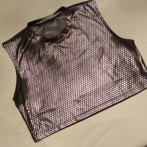Metallic Crop Top